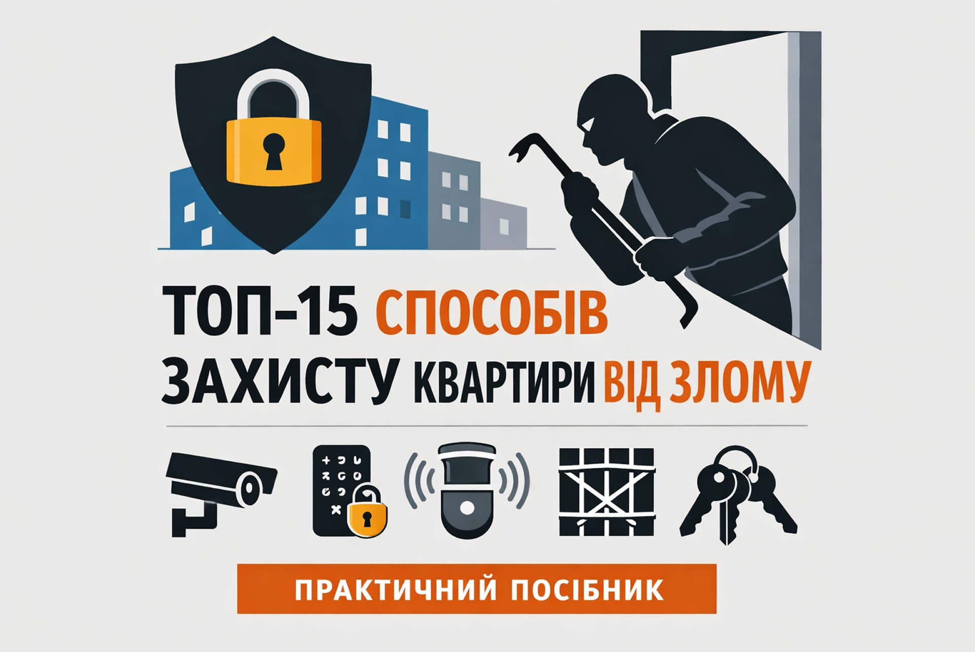 ТОП-15 способів захисту квартири від злому - практичний посібник