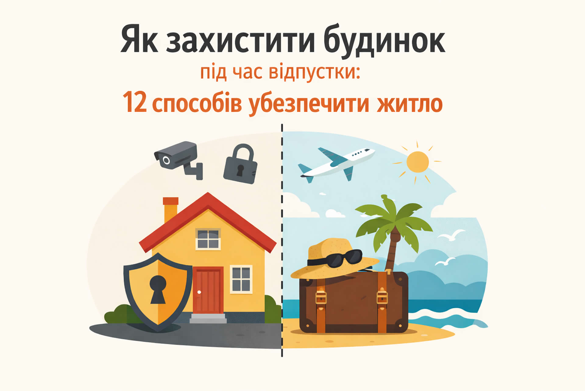 Як захистити будинок під час відпустки: 12 способів убезпечити житло