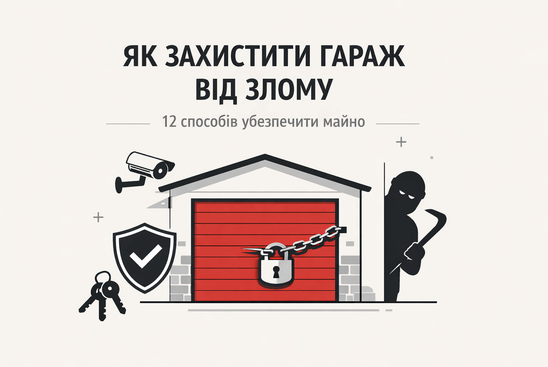 Як захистити гараж від злому — 12 способів убезпечити майно