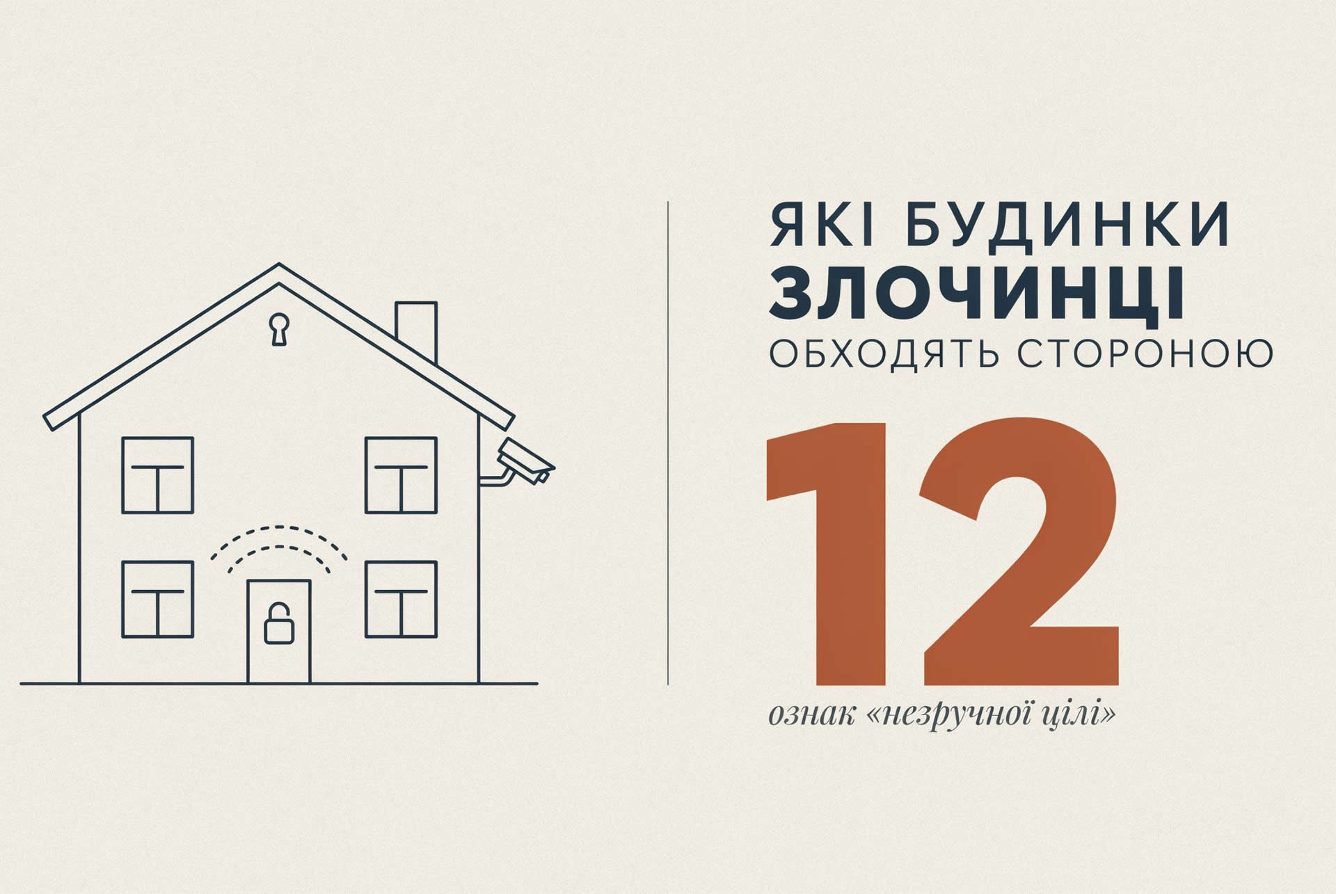 Які будинки злочинці обходять стороною: 12 ознак «незручної цілі»